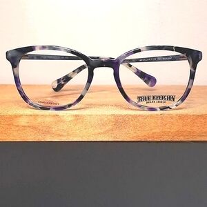 NEW prescription-ready Eyeglass Frame, purple glasses lightweight NICE 50-19-140